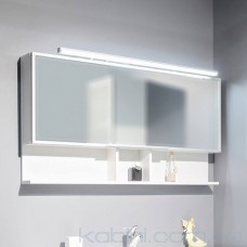 Зеркальный шкаф Fancy Marble MC-Butterfly (120x65) белый